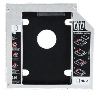 علبة تثبيت محرك الاقراص الصلبة HDD SSD 9.5 ملم يونيفرسال ساتا للاقراص الضوئية سي دي/دي في دي-روم عالية الجودة