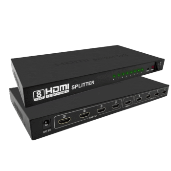 موزع HDMI Splitter لتوزيع إشارة عالية الدقة 8 مداخل