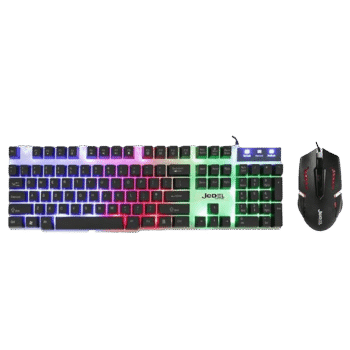 مجموعة كيبورد وماوس العاب RGB GK100 من جيديل