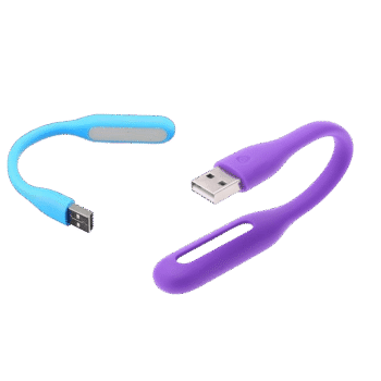 مصباح اضاءة LED صغير مرن بمنفذ USB للاب توب والكيبورد والباور بانك وفلاش السيلفي والقراءة