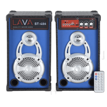 سبيكر صب بلوتوث قطعتين LAVA ST-426 مع ريموت للتحكم اللاسلكي